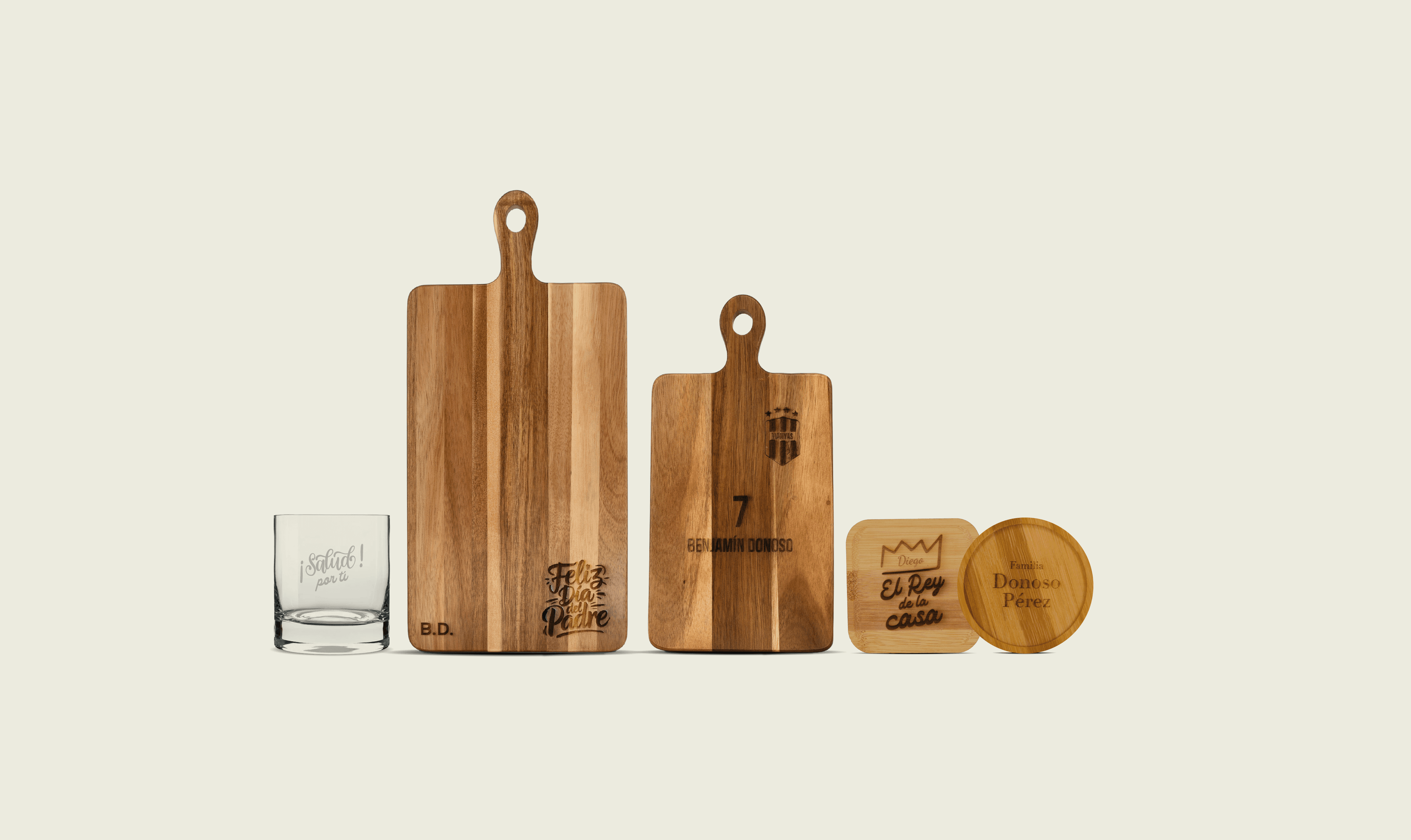 Productos con grabado láser